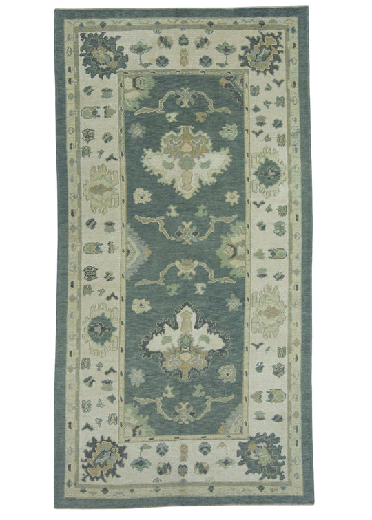 Turkish Oushak Rug 5'2" x 10' #18049