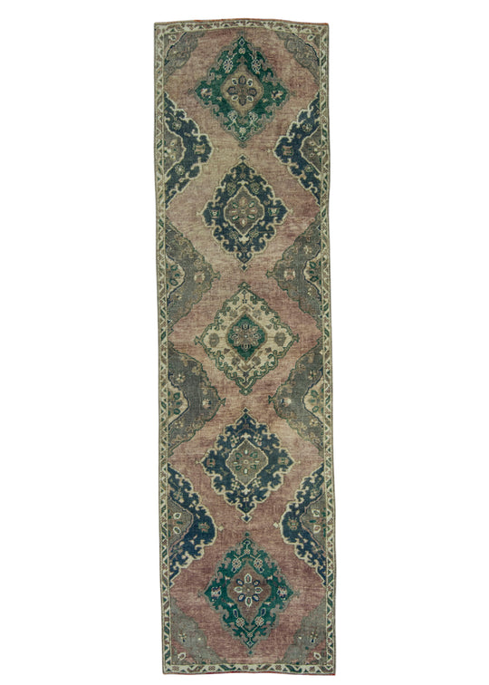 Turkish Vintage Rug 3'2" x 11'9" #20718