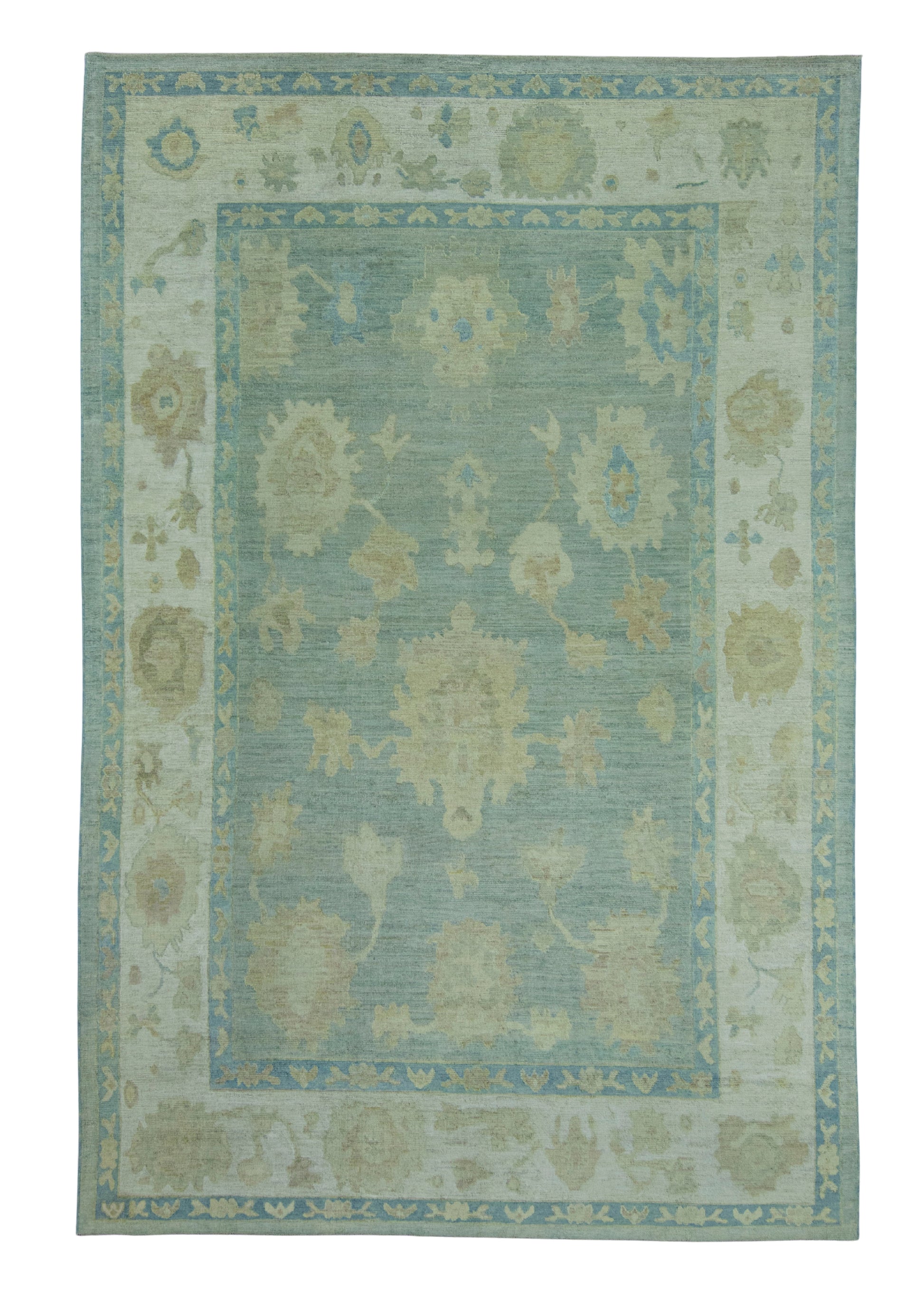 Turkish Oushak Rug 9'7" x 14'7" #19065