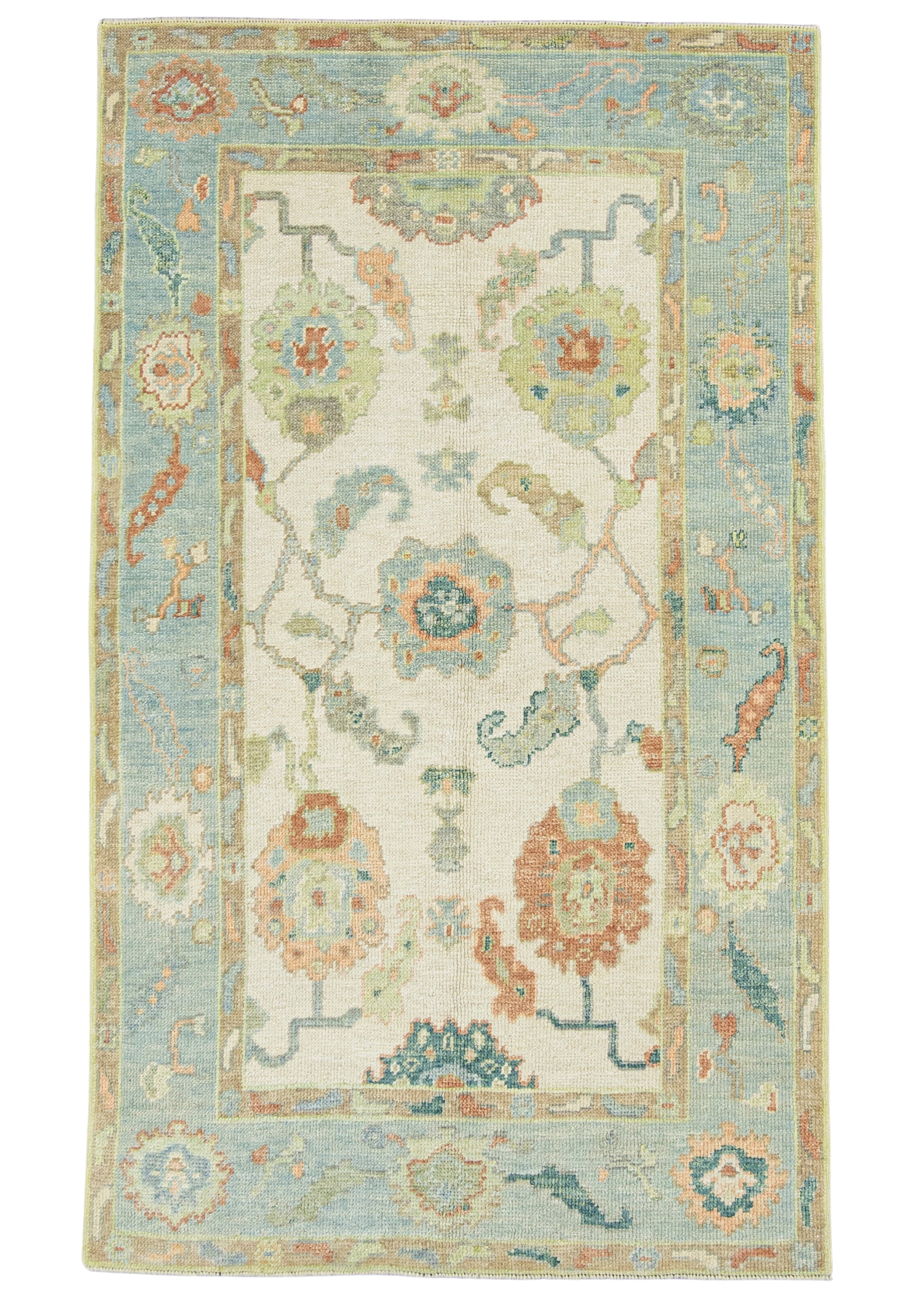 Turkish Oushak Rug 3'10" x 6'6" #22138