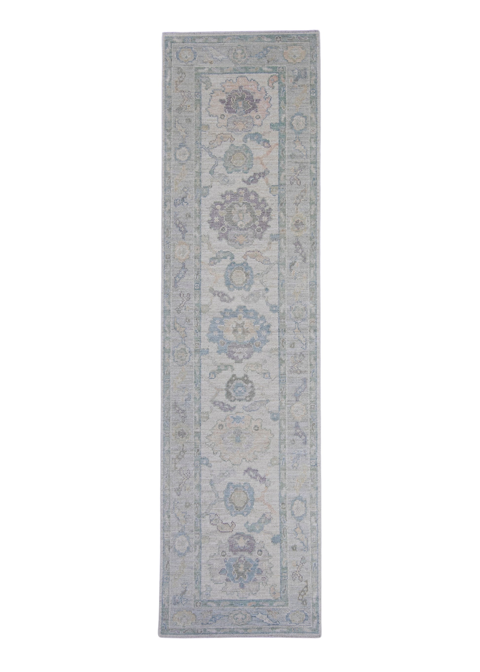 Turkish Oushak Runner Rug 2'8" x 10' #16196