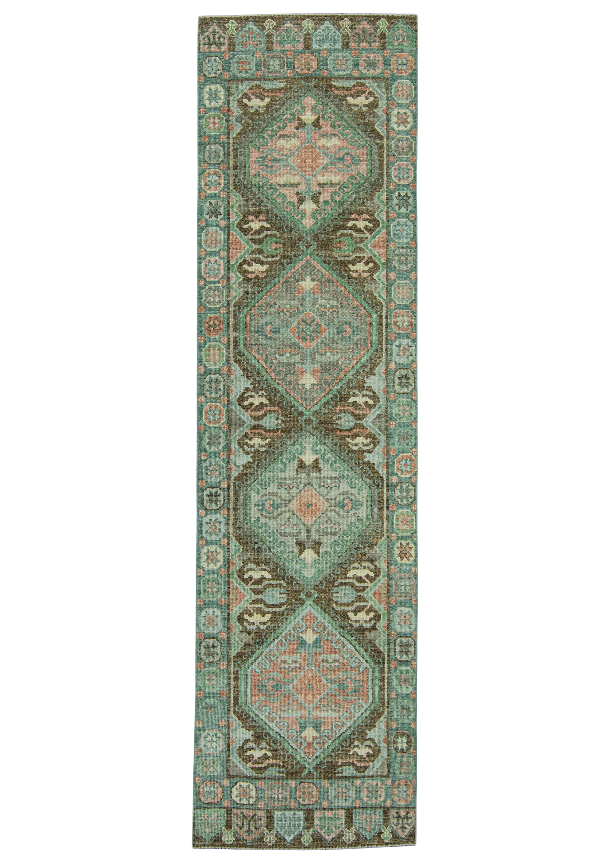 Turkish Oushak Rug 2'9" x 10'5" #20025