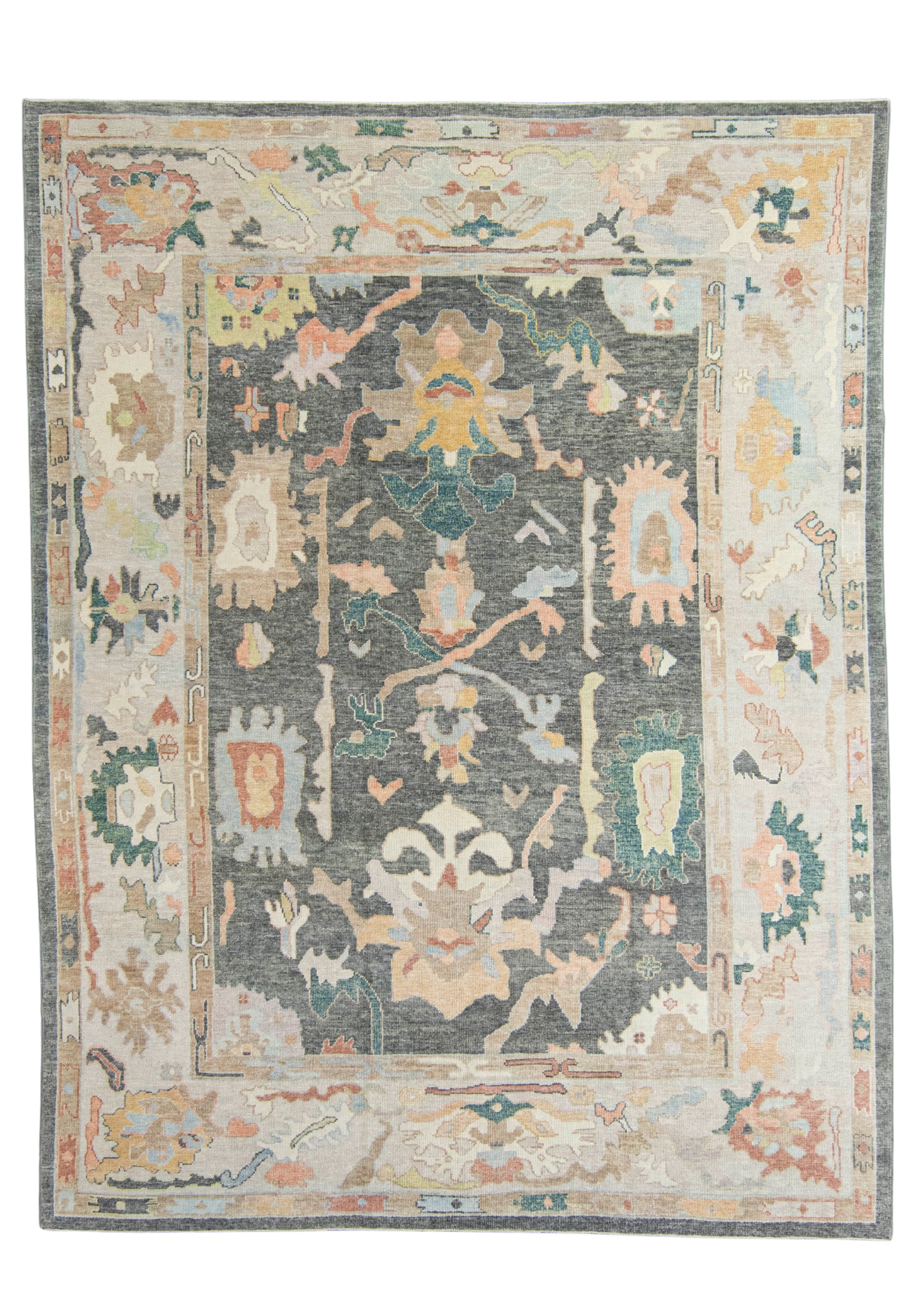 Turkish Oushak Rug 9'8" x 12'8" #20407