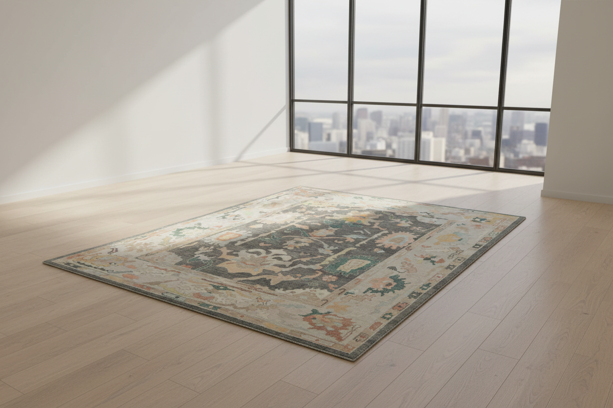 Turkish Oushak Rug 9'8" x 12'8" #20407