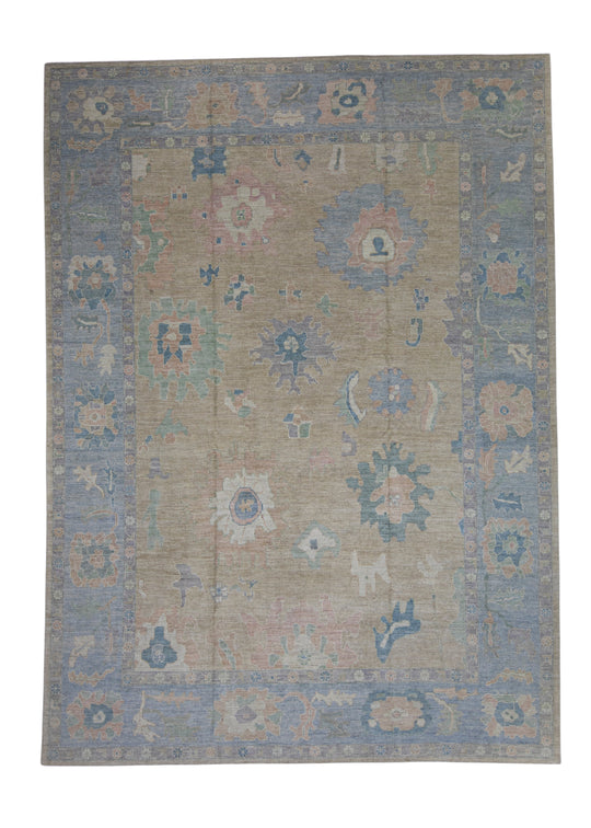 Turkish Oushak Rug 12'9" x 17'7" #16450