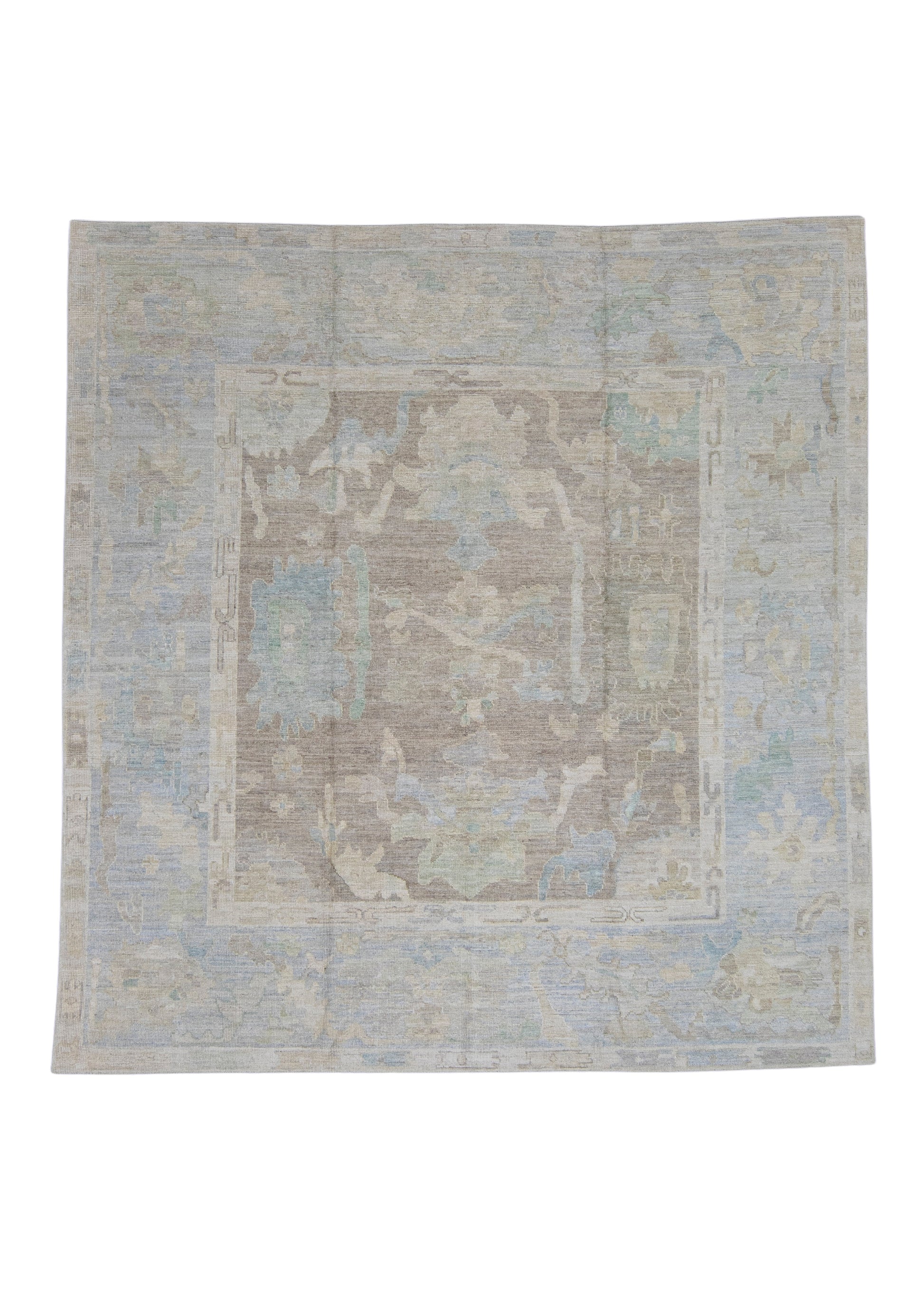 Square Turkish Oushak Rug 10' x 10'6" #16479