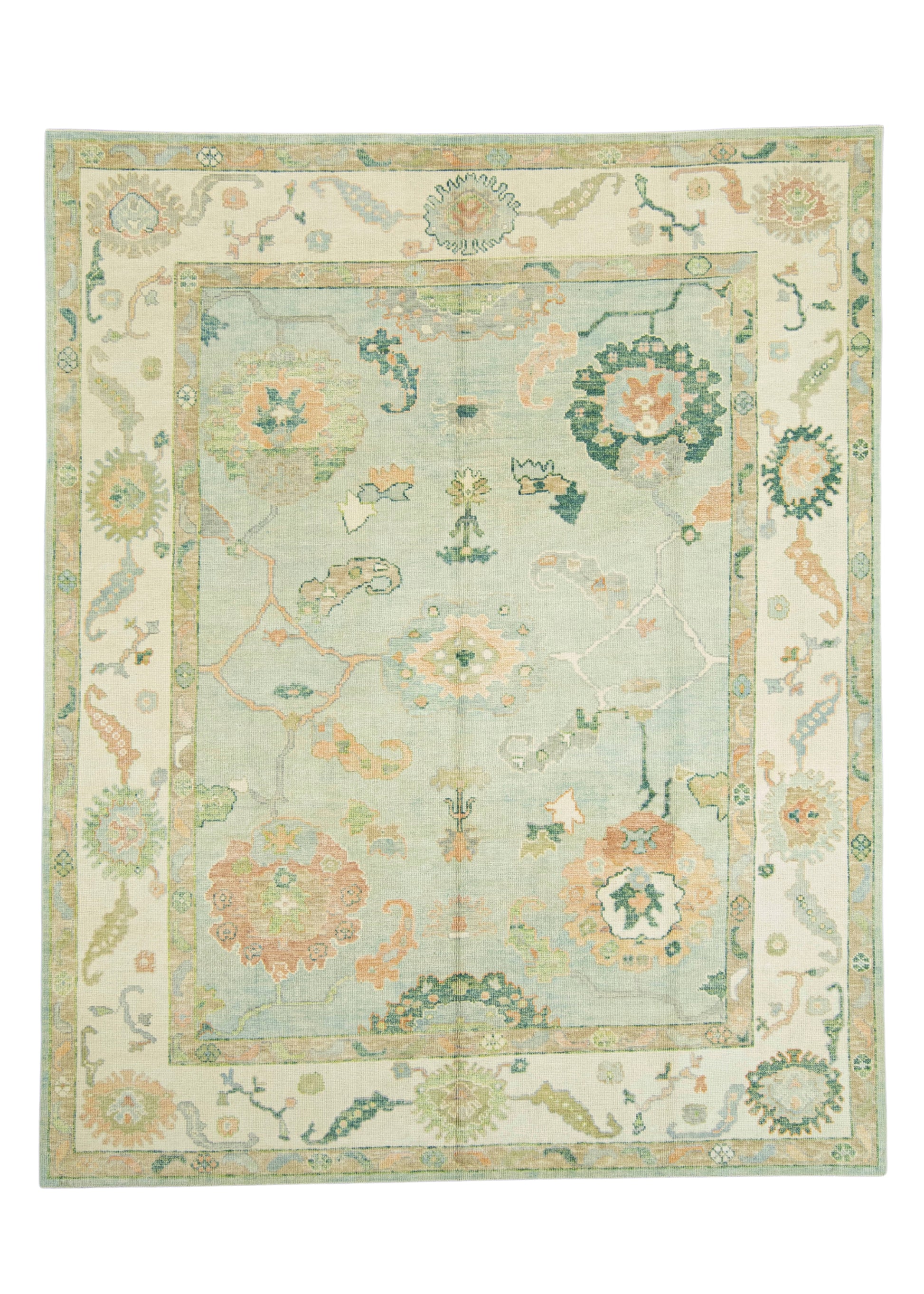 Turkish Oushak Rug 8'1" x 10'2" #22151