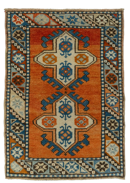 Turkish Vintage Rug 2'1" x 2'9" #20565