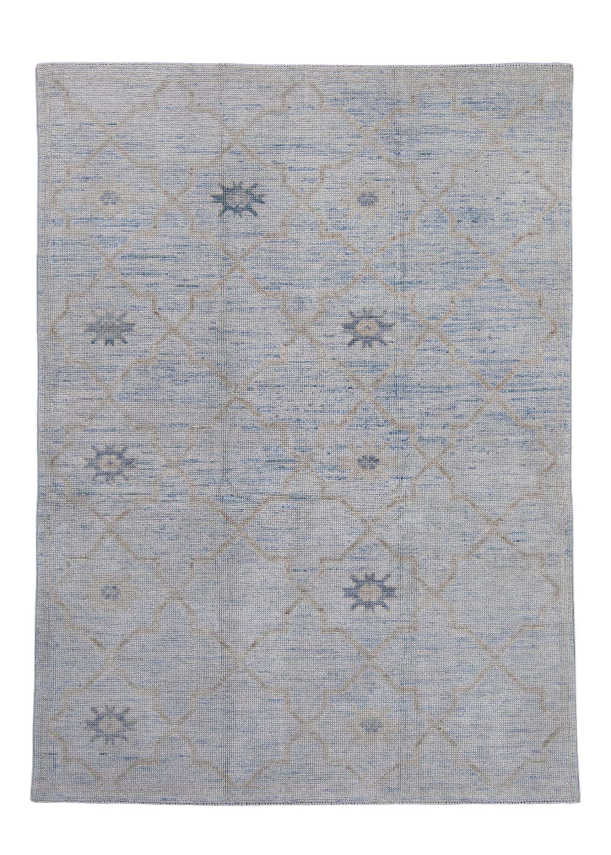Turkish Oushak Rug 4'11" x 6'9" #16976