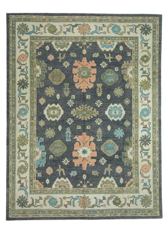 Turkish Oushak Rug 9'3" x 12'3" #17183