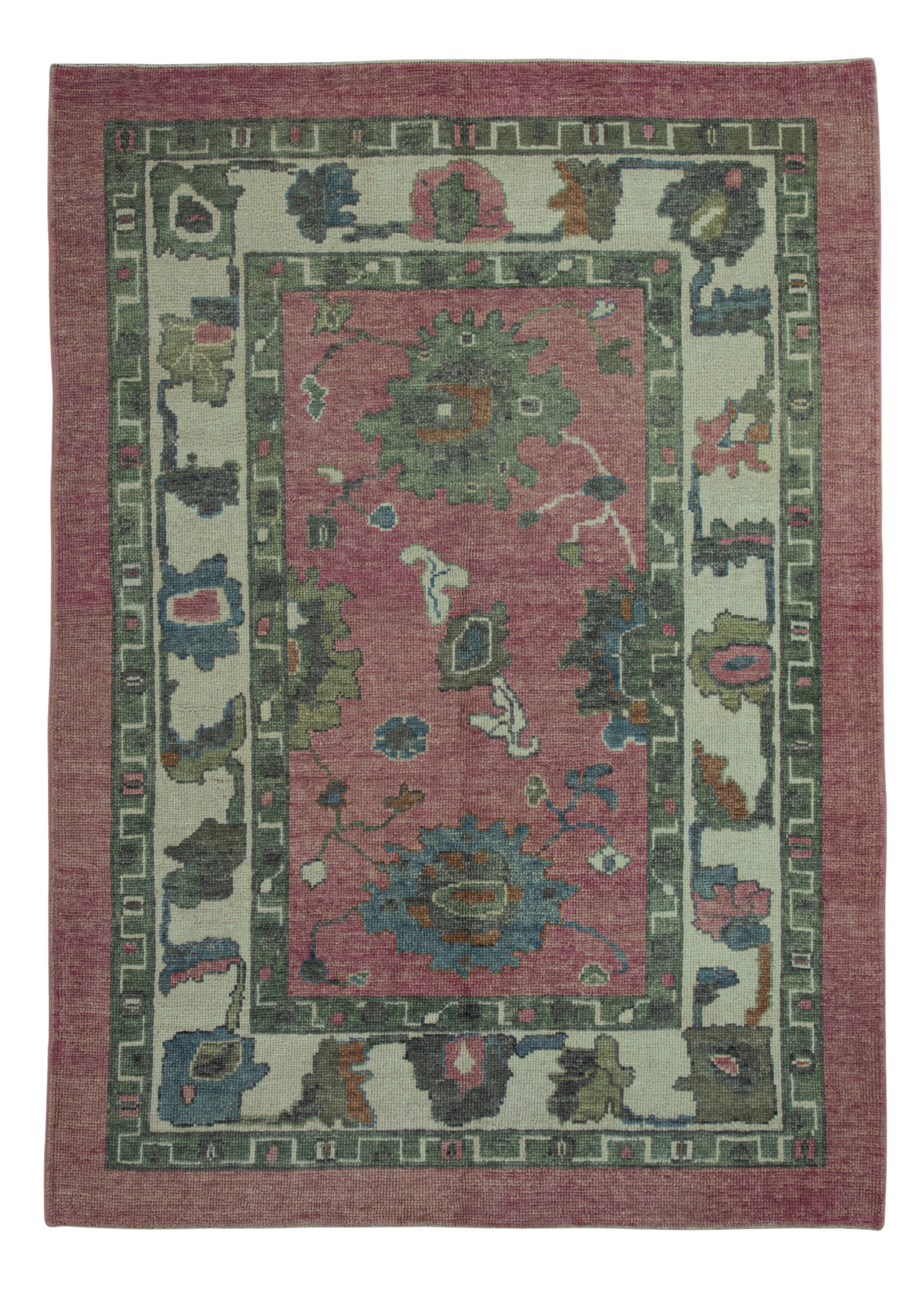Turkish Oushak Rug 5'3" x 7'4" #19190