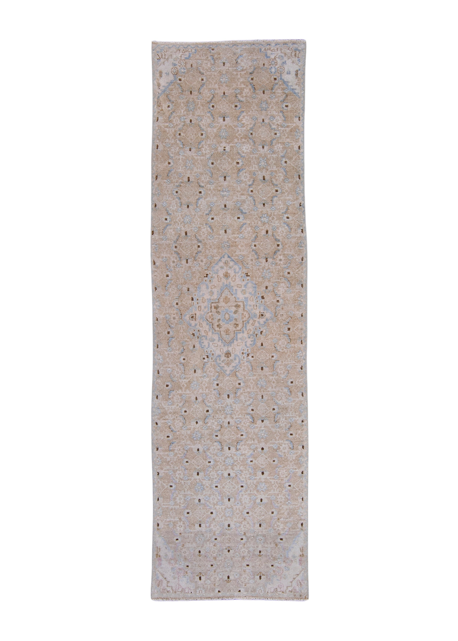 Turkish Vintage Anatolian Runner Rug 2'7" x 9'2" #7027