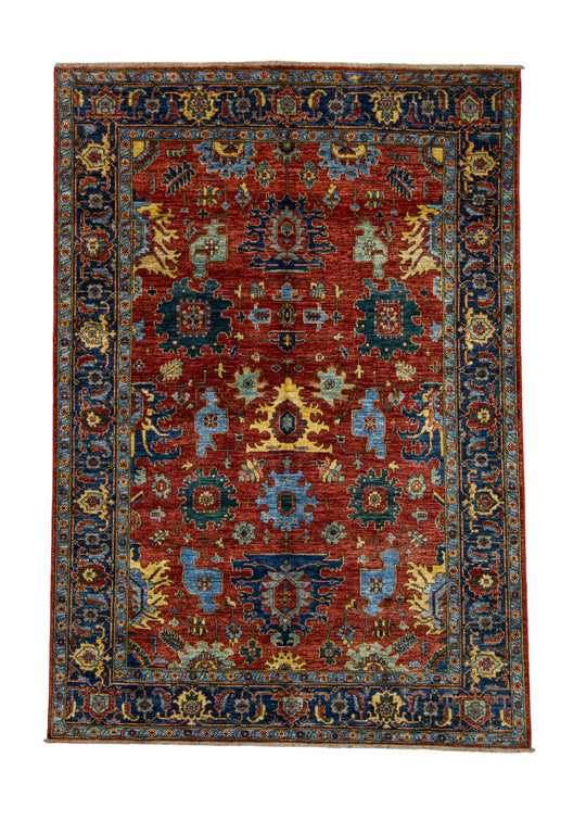 Oriental Hand Knotted Rug 6'2" x 8'10" #9056