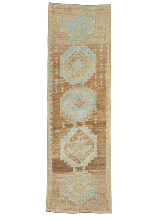 Turkish Anatolian Runner Rug 2'11" x 9'7" #18169