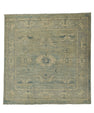 Oushak Square Rug 3'1" x 3'1"  #21344