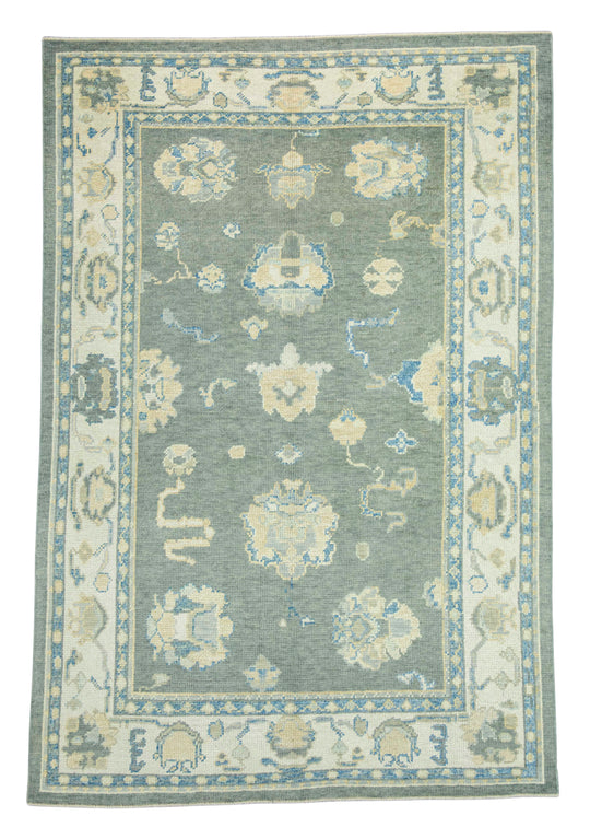 Turkish Oushak Rug 5'1" x 7'6" #19161