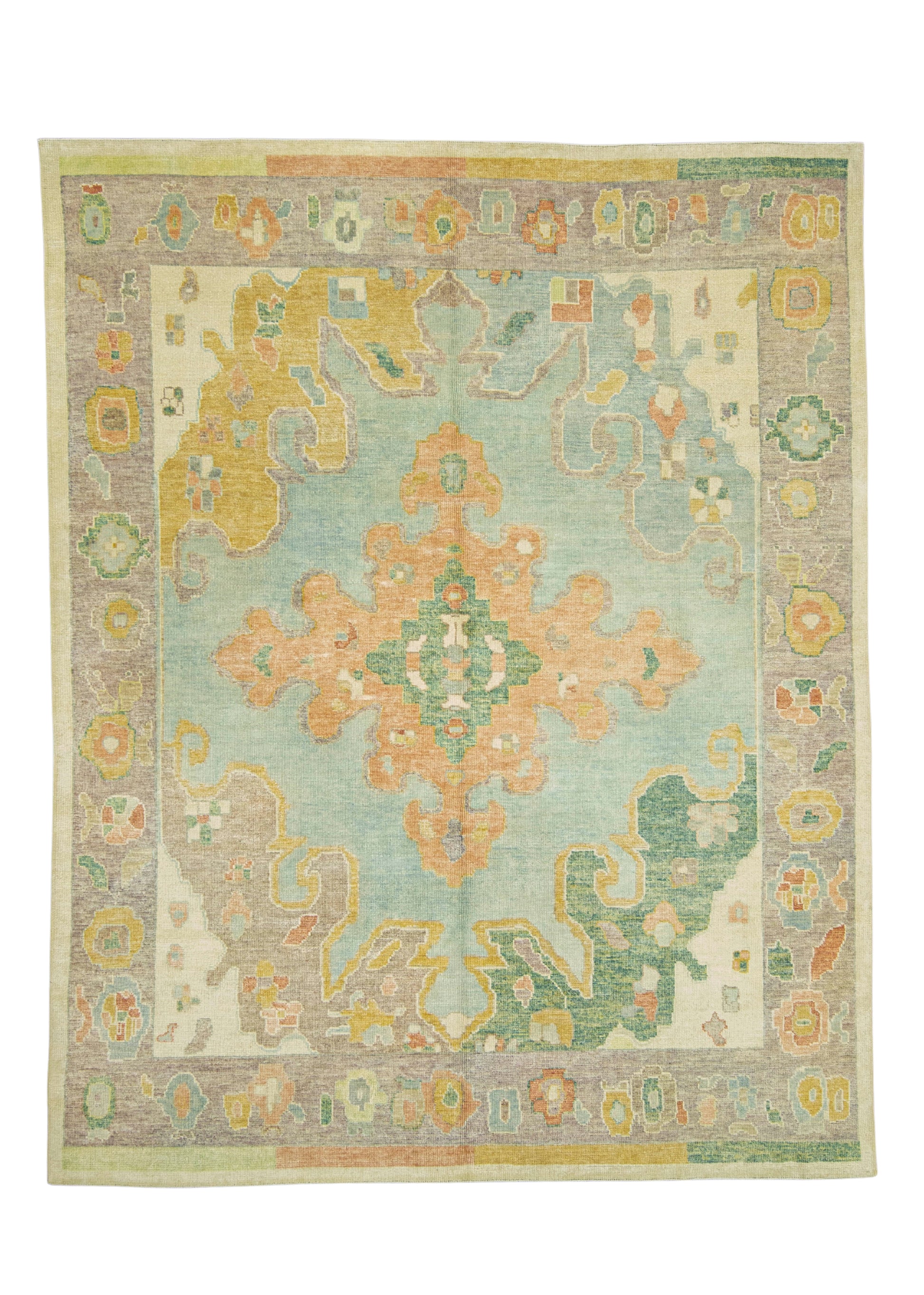 Turkish Oushak Rug 8' x 10'1" #22214