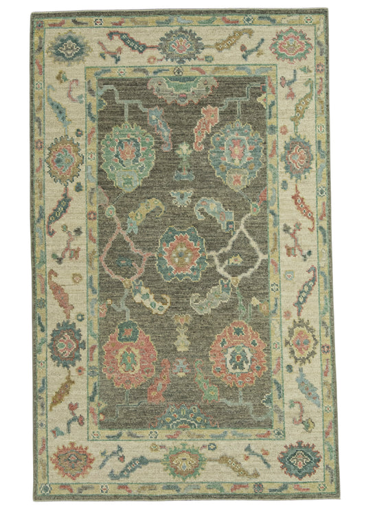 Turkish Oushak Rug  4' x 6'5" #20318