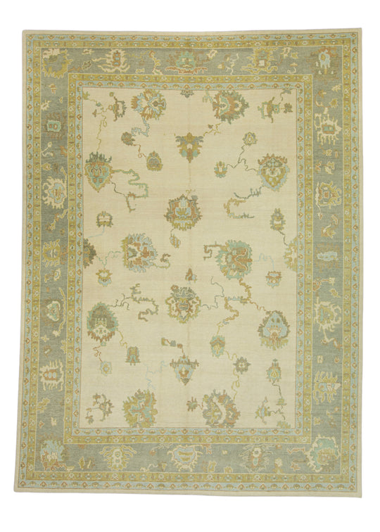 Turkish Oushak Rug 10'2" x 13'8" #16621
