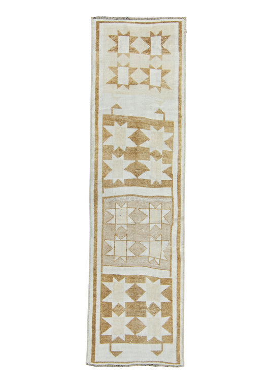 Turkish Vintage Runner Rug 3' x 11'1" #17072