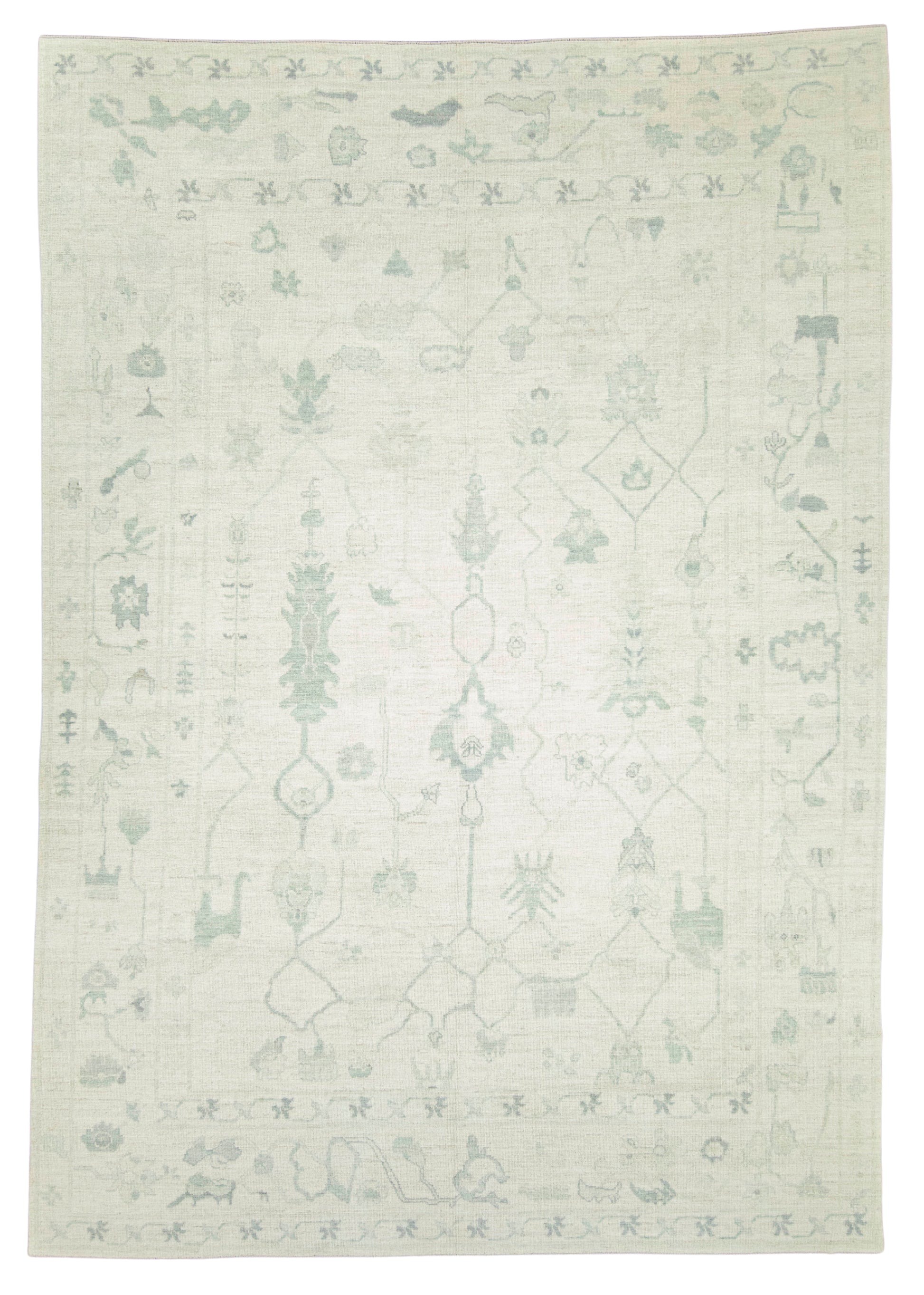Turkish Oushak Rug 9'11" x 14'1" #22638