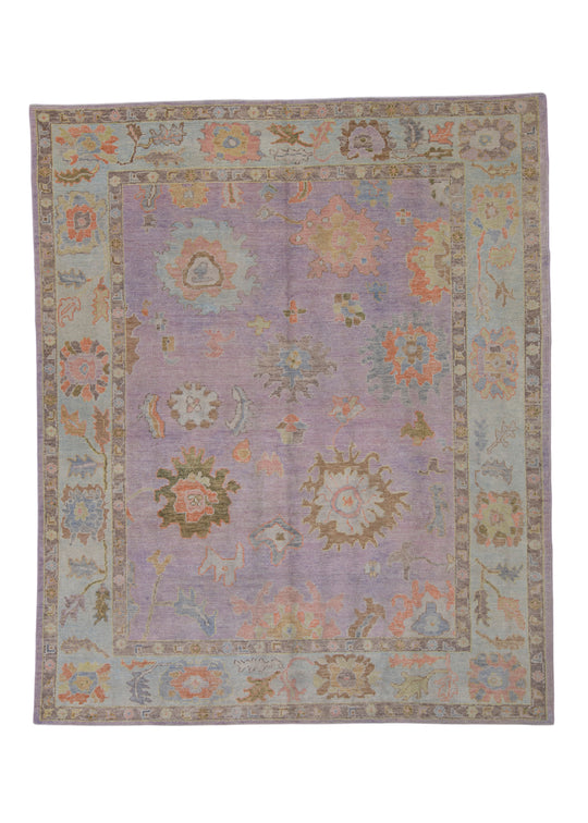 Turkish Oushak Rug 8'4" x 10'1"  #2879