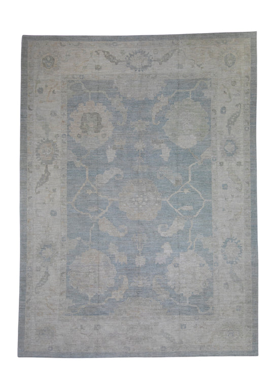 Turkish Oushak Rug 12'9" x 17'3" #16041
