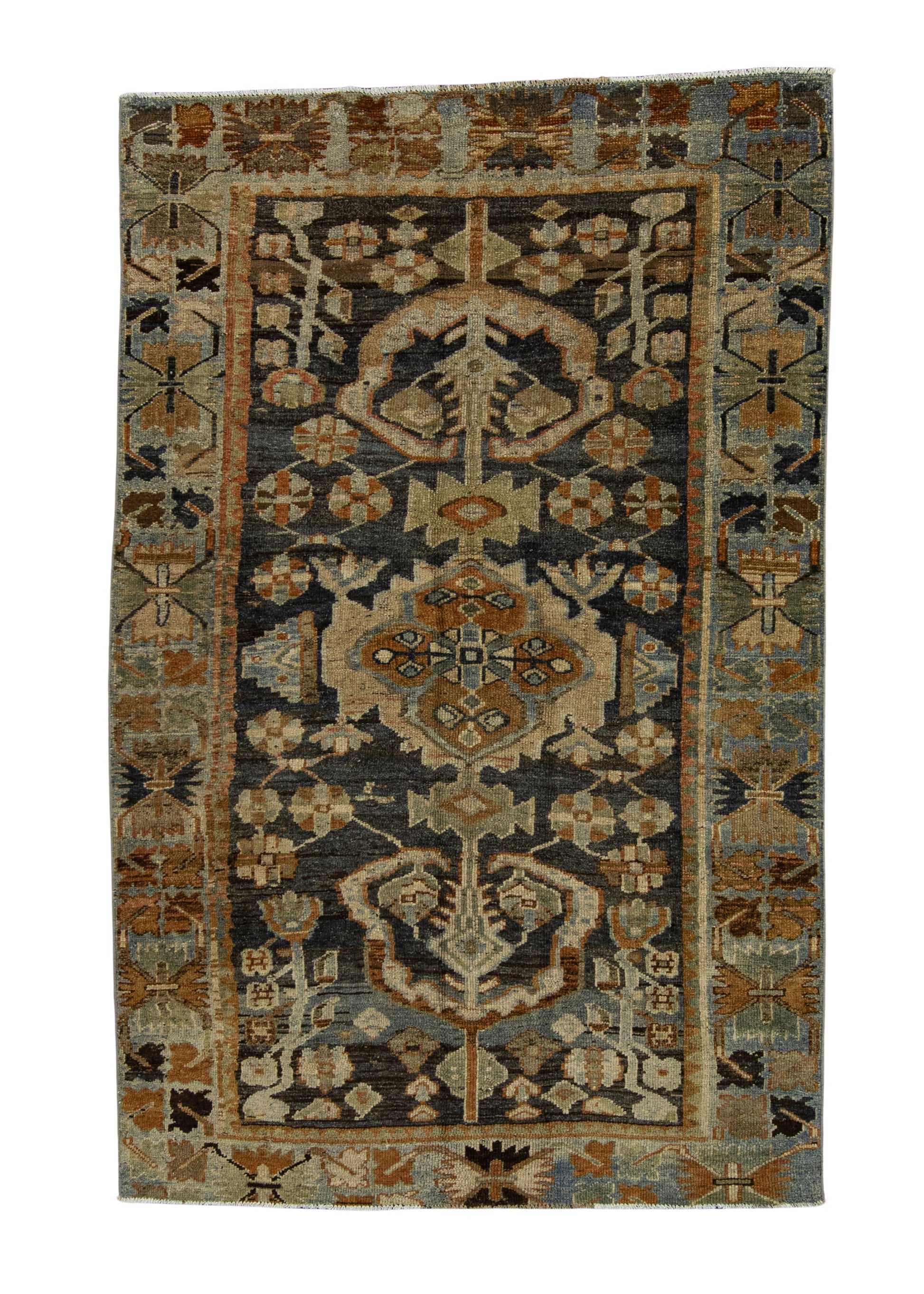 Turkish Vintage Anatolian Rug 4'2" x 6'6" #17141