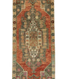 Turkish Mini Rug Oriental Hand Knotted Vintage Rug 1'8" x 3'6" #21178