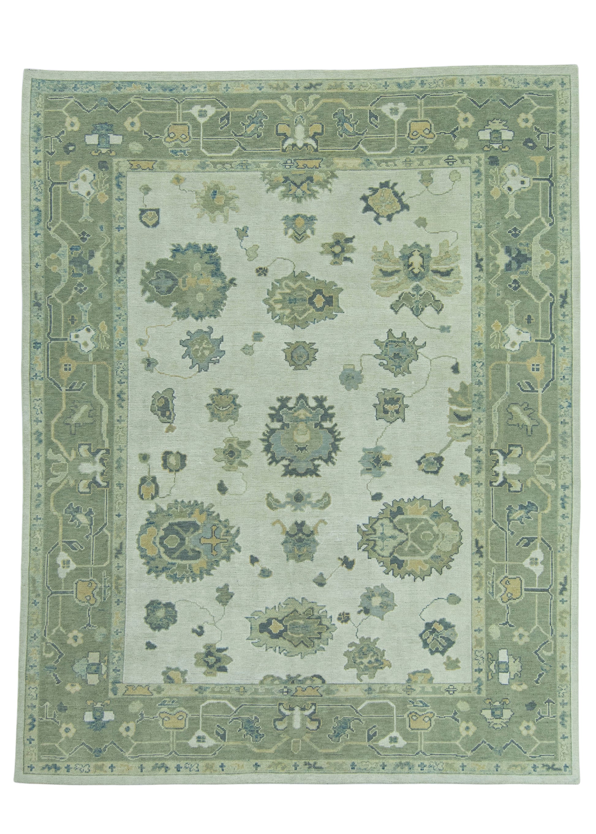 Turkish Oushak Rug 8'10" x 11'4" #19142