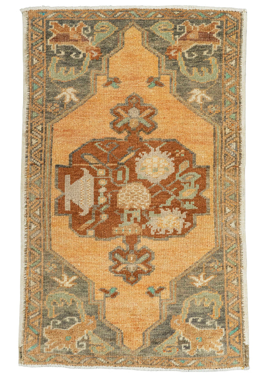 Turkish Yastik Rug  1'10" x  2'11" #22585