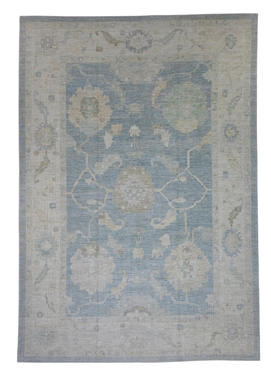 Turkish Oushak Rug 12'4" x 17'6" #16513