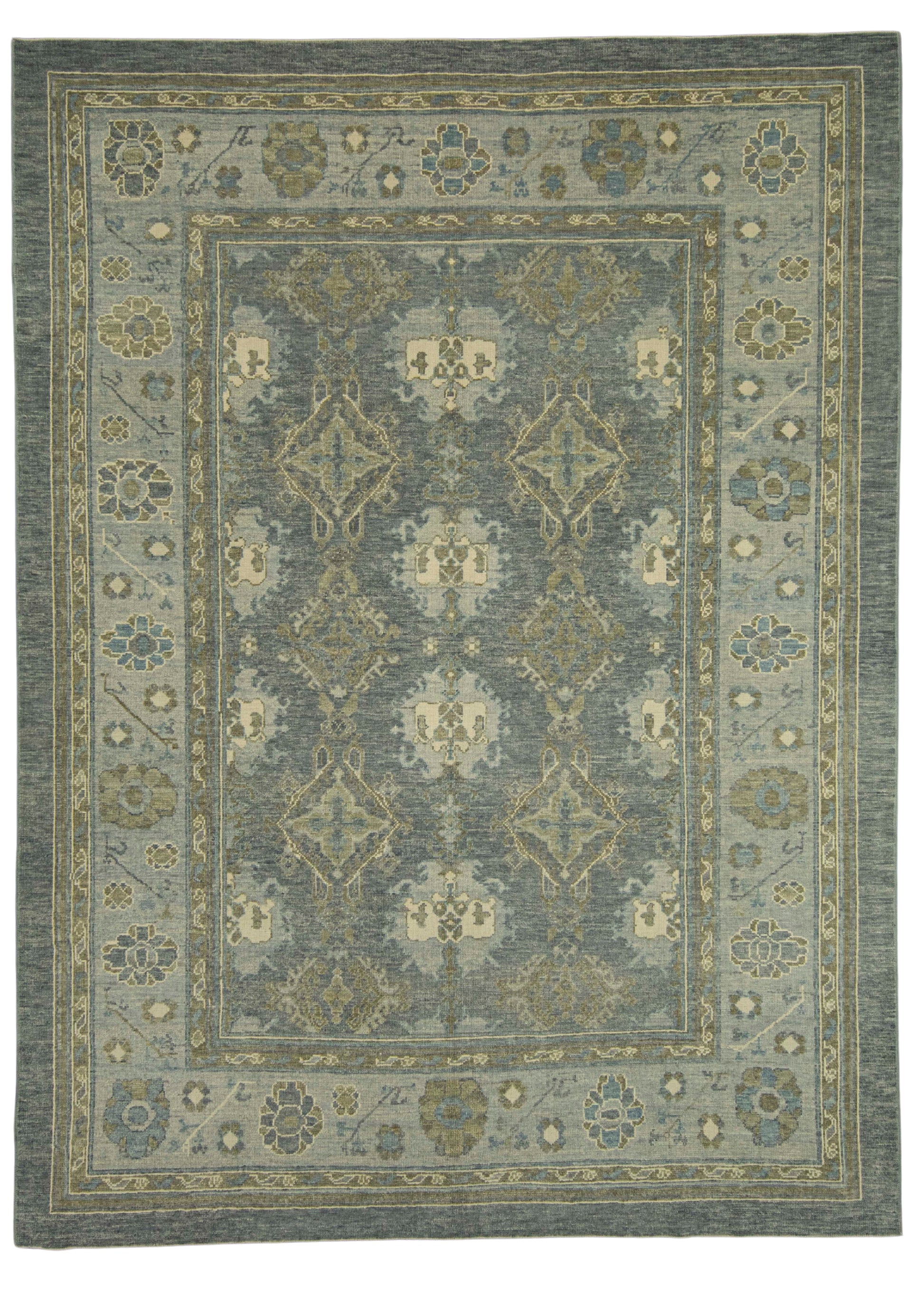 Turkish Oushak Rug 9'4" x 12'7" #22156