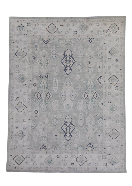 Turkish Oushak Rug 9'8" x 12'8" #16957