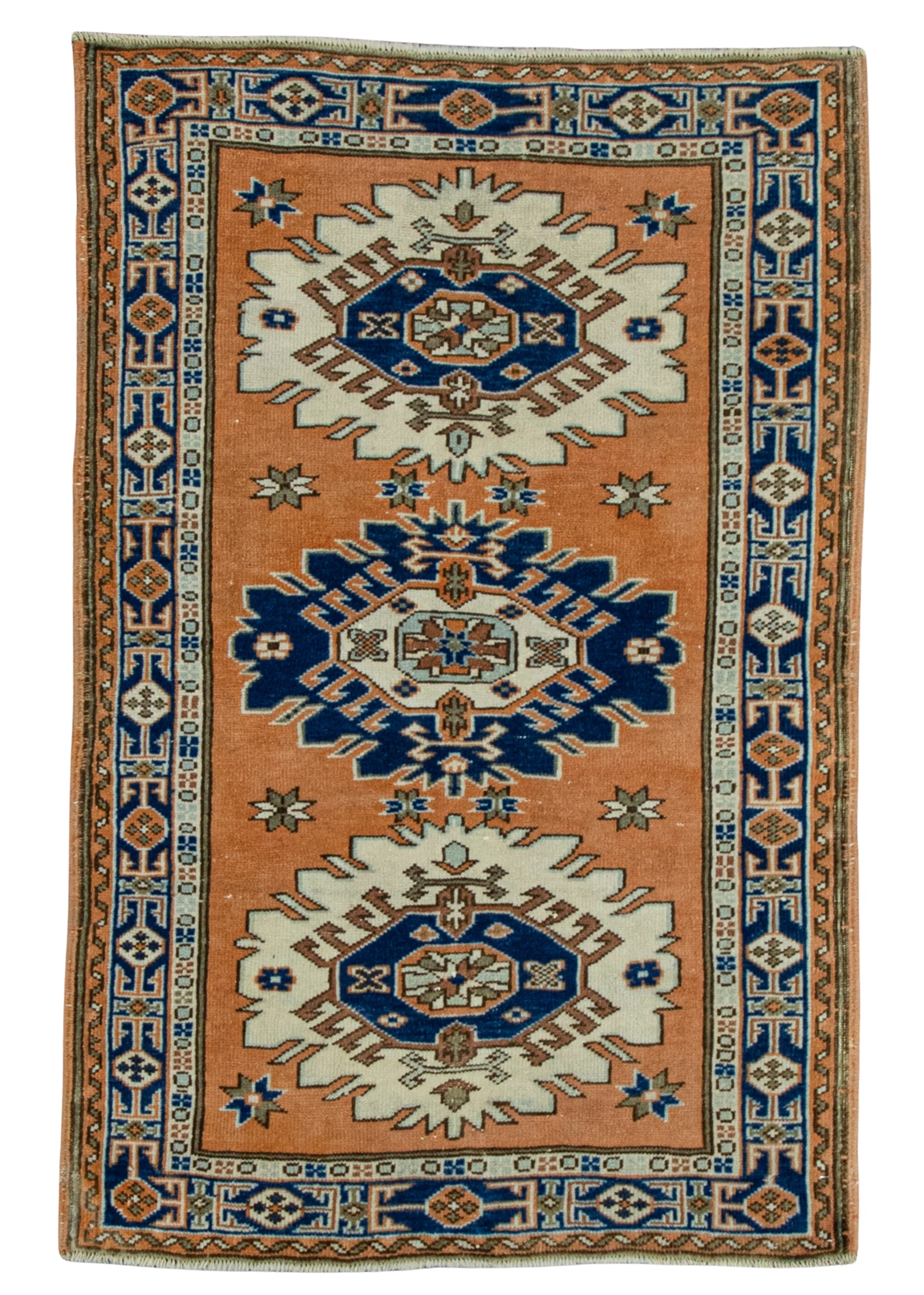 Turkish Vintage Rug  2'8" x 4' #20566