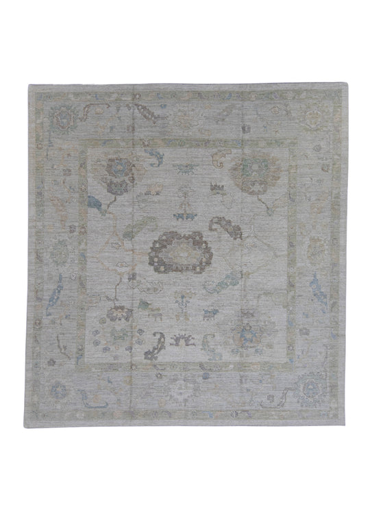 Square Turkish Oushak Rug 10'1" x 10'8" #16480