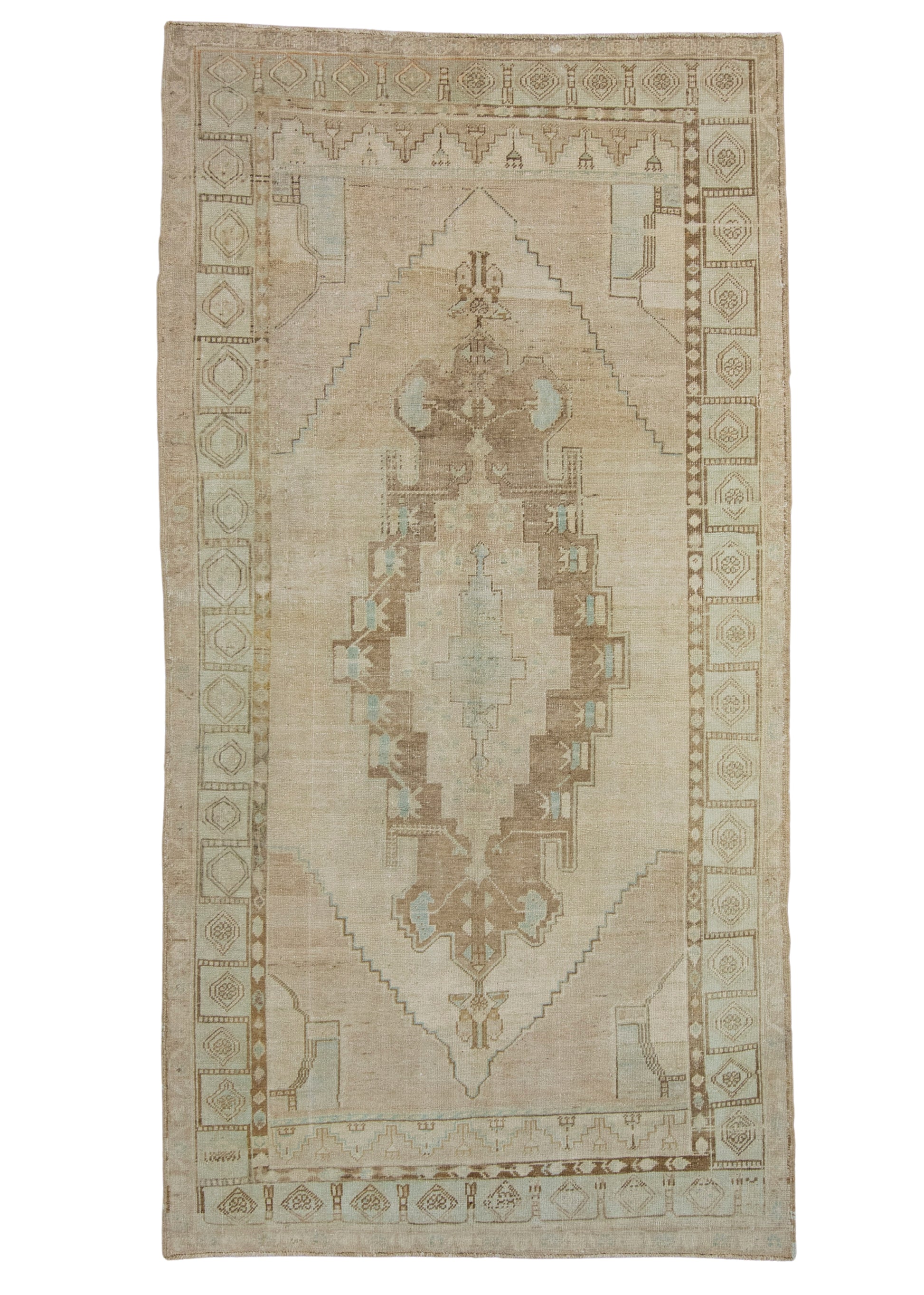 Turkish Vintage Runner Rug 4'5" x 8'7" #17113
