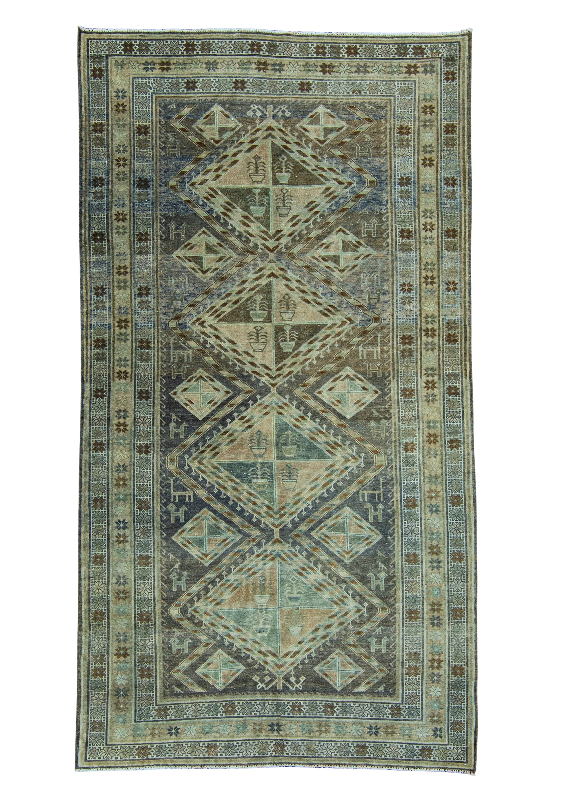 Turkish Vintage Rug 4'7" x 8'6" #20806