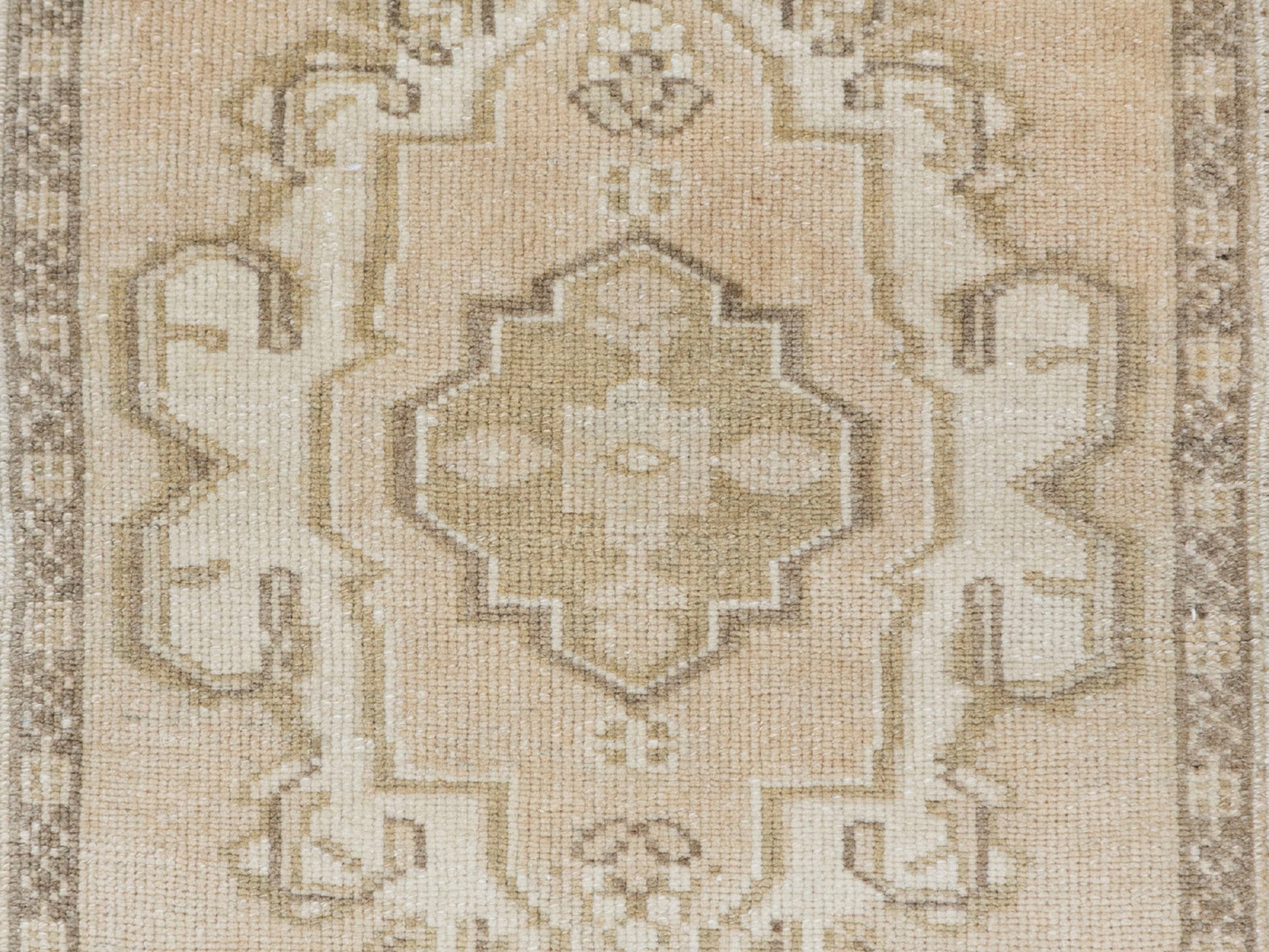 Turkish Mini Rug Oriental Hand Knotted Vintage Rug 1'9" x 2'11" #16771