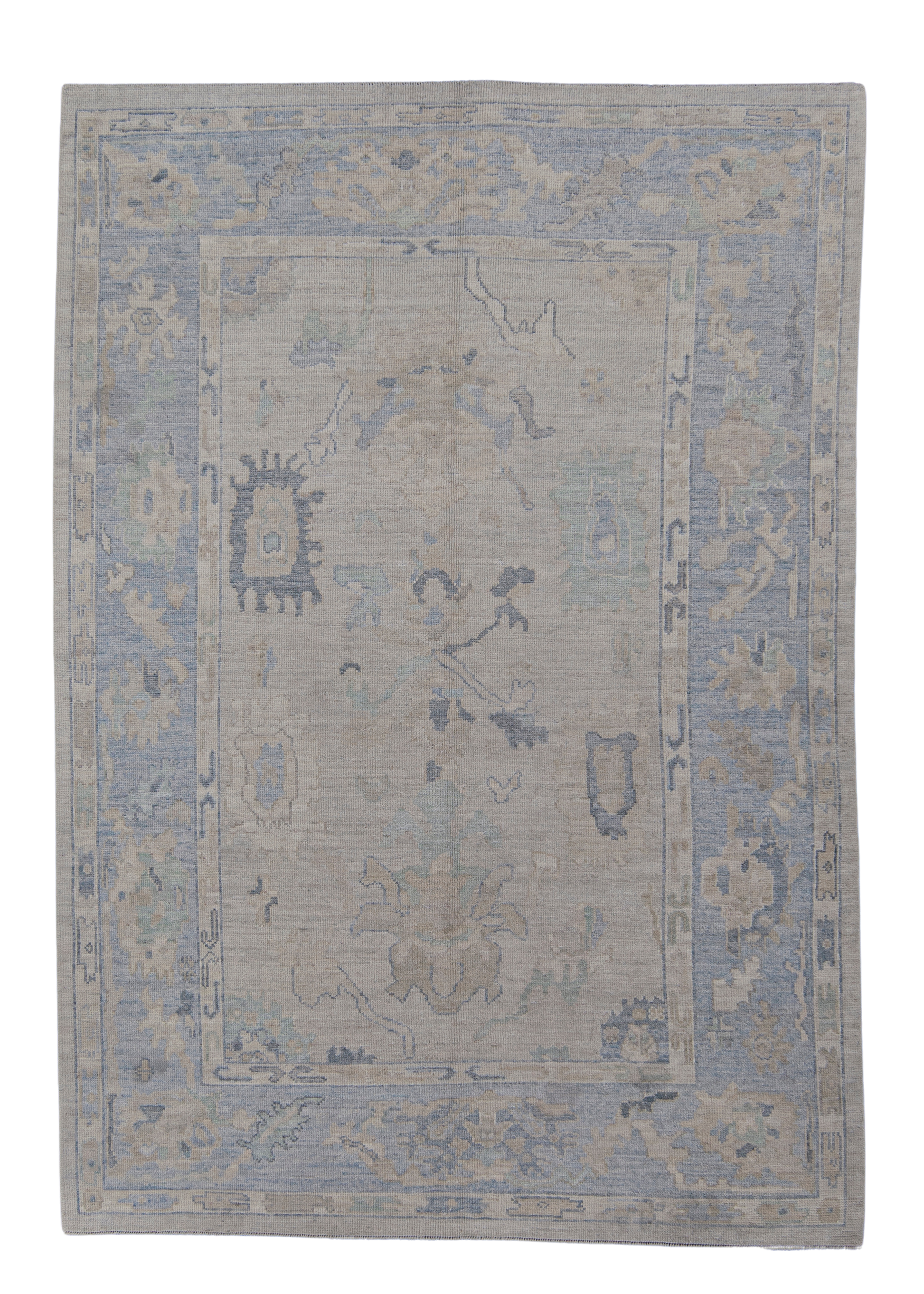 Turkish Oushak Rug 6'4" x 9' #11564