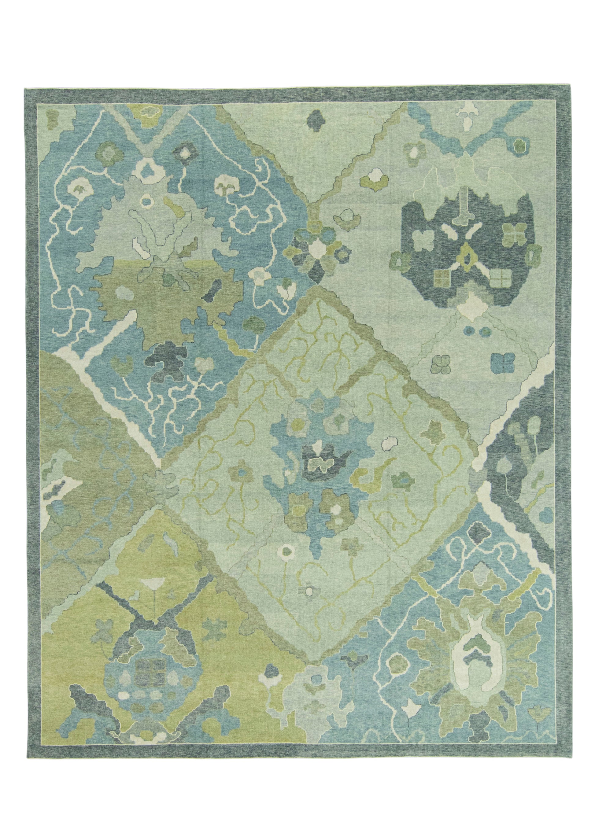 Turkish Oushak Rug 12'2" x 15' #19035