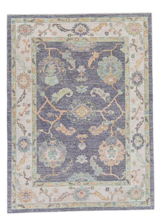 Turkish Oushak Rug 5'3" x 7' #16493
