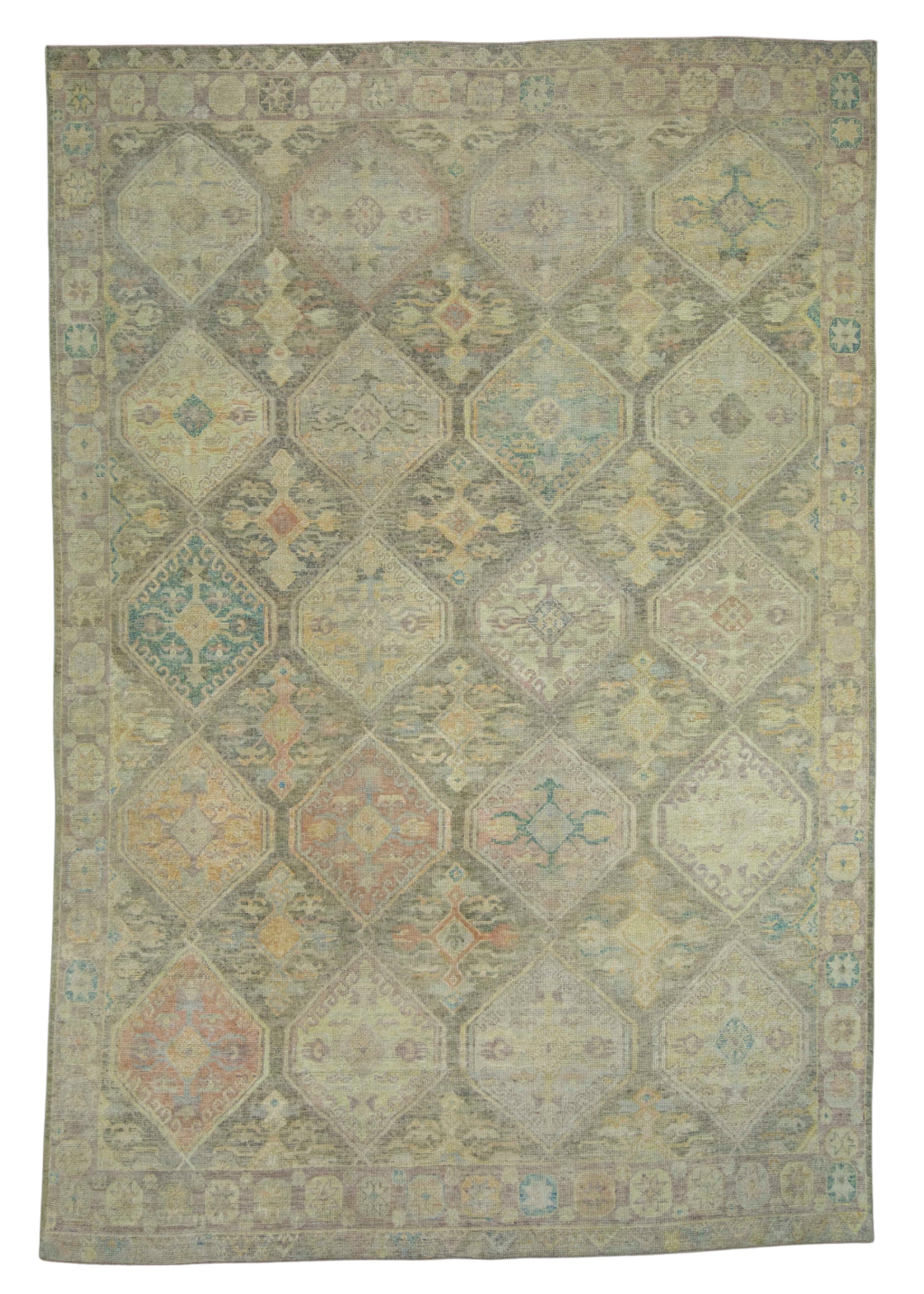 Turkish Oushak Rug 9' x 13'2" #18646