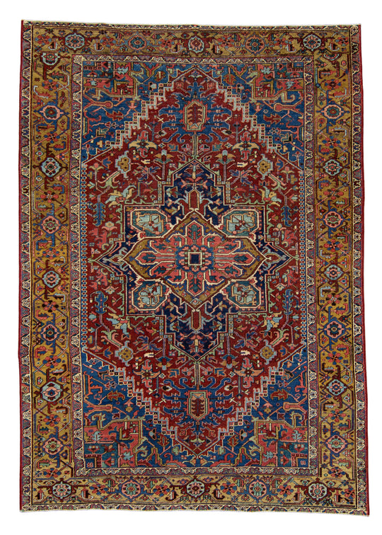 Turkish Vintage Rug 7'3" x 10'3" #17098