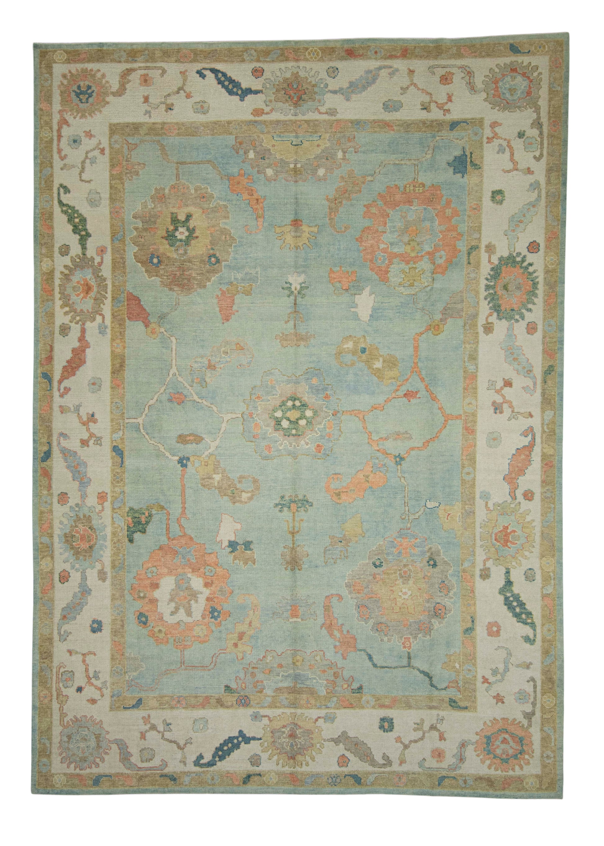 Turkish Oushak Rug 10'2" x 14'4" #22303