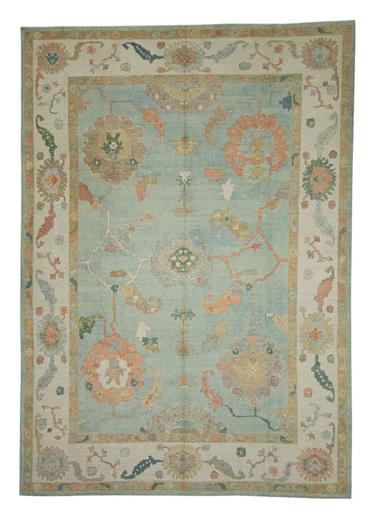 Turkish Oushak Rug 10'2" x 14'4" #22303