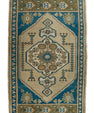 Turkish Mini Rug Oriental Hand Knotted Vintage Rug 2' x 3'3" #20768