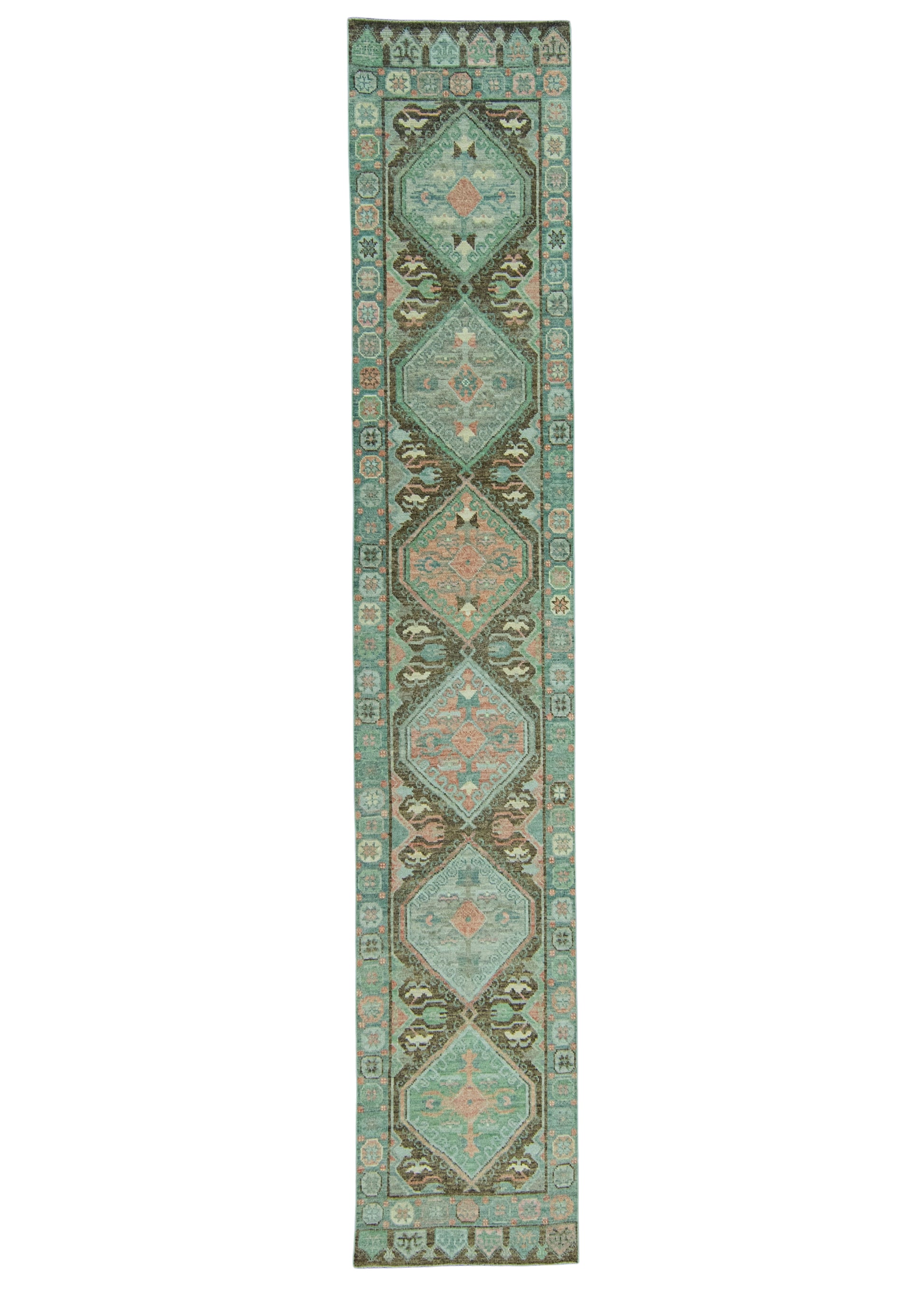 Turkish Oushak Rug 2'10" x 15'5" #20021