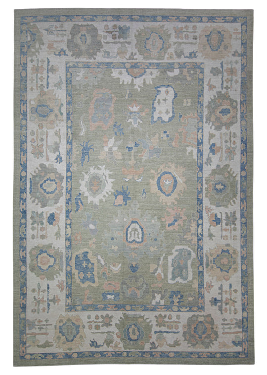 Turkish Oushak Rug 12'10" x 18'11" #17867