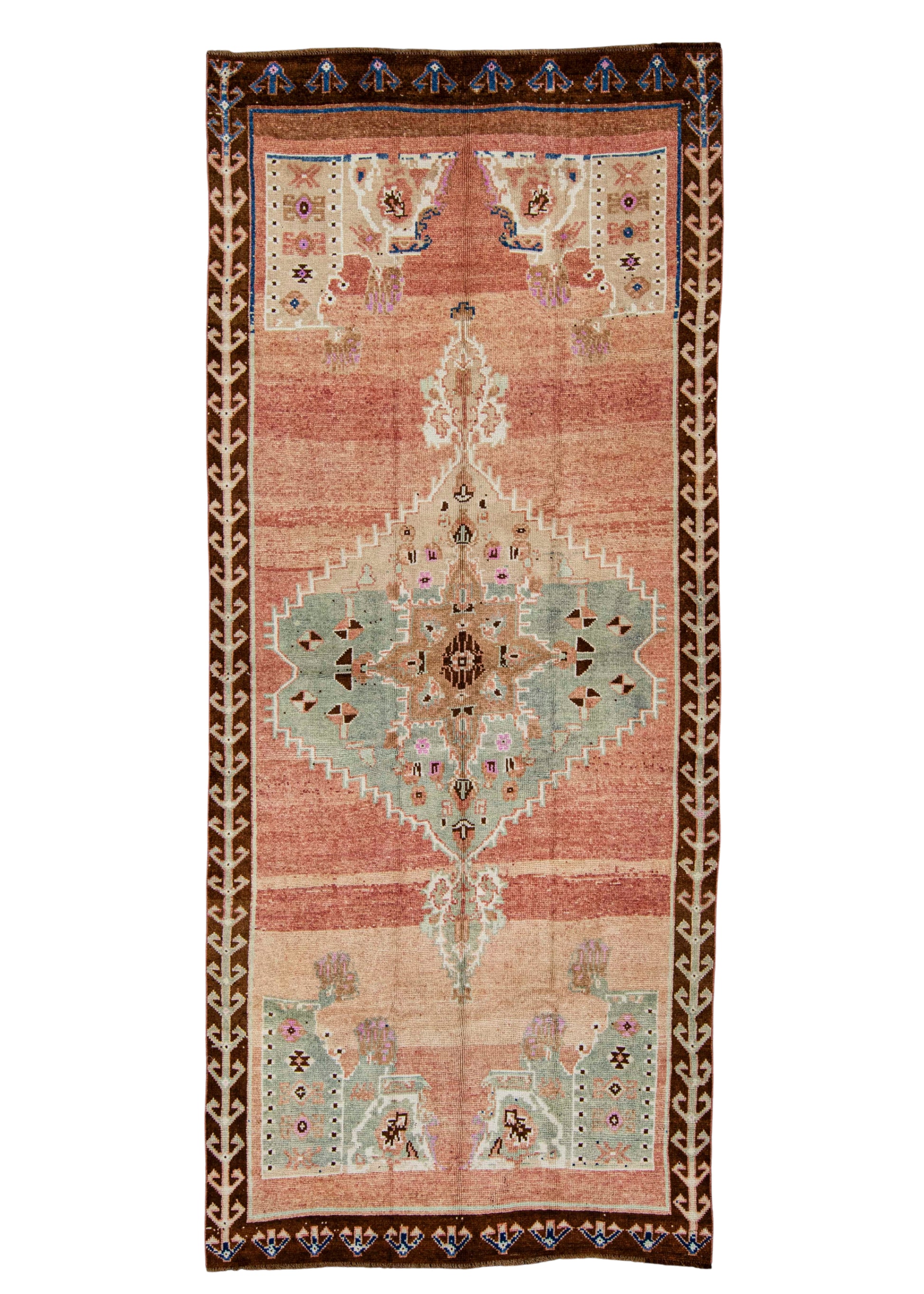 Turkish Vintage Rug  5'6" x 12'9" #21302
